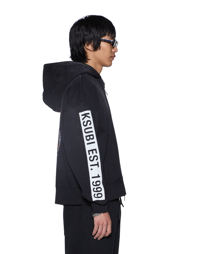 Ksubi Kings Halen Zip Hoodie - Black