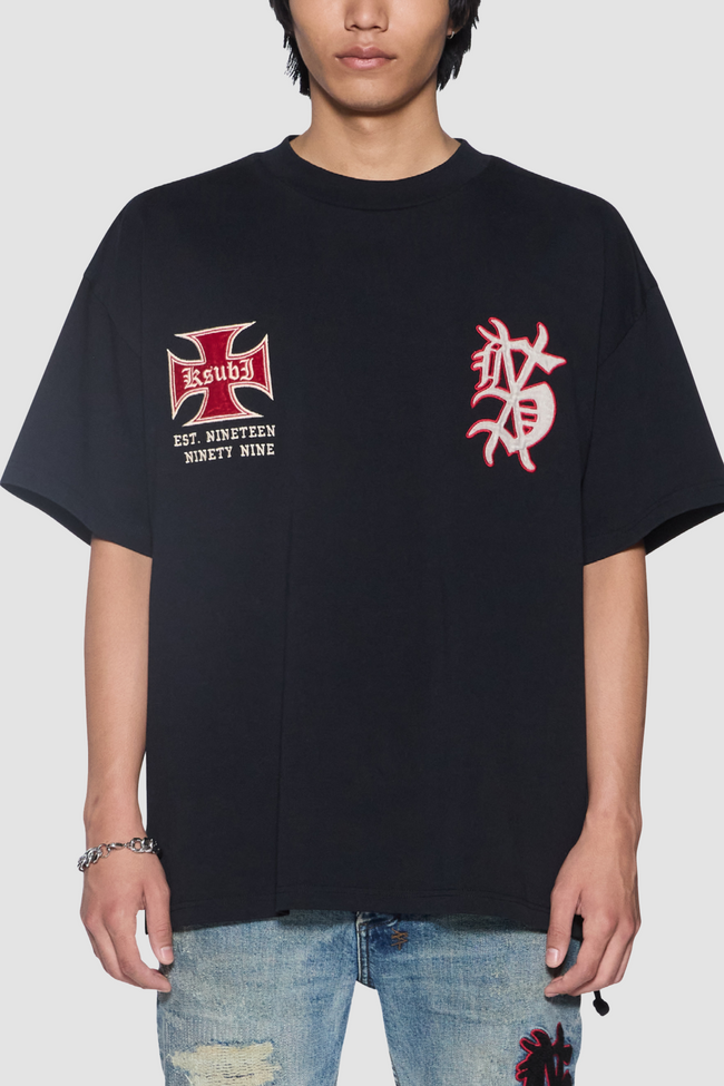 Ksubi League Ekcess SS Tee - Black