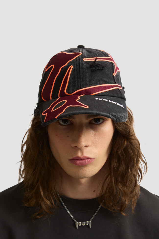 P.A.M Seven Eighths Baseball Cap - Black