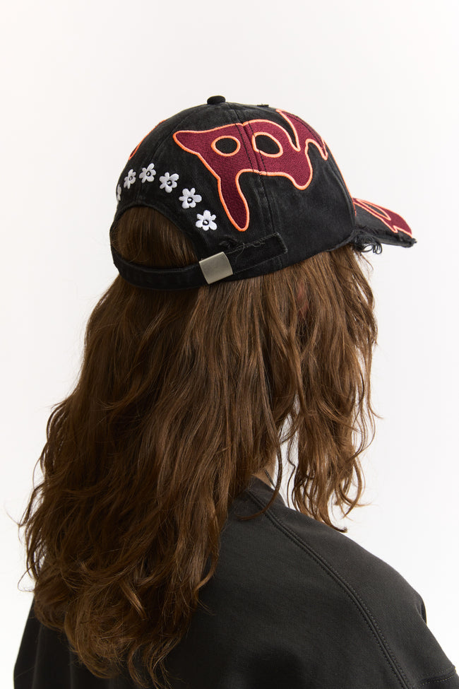 P.A.M Seven Eighths Baseball Cap - Black