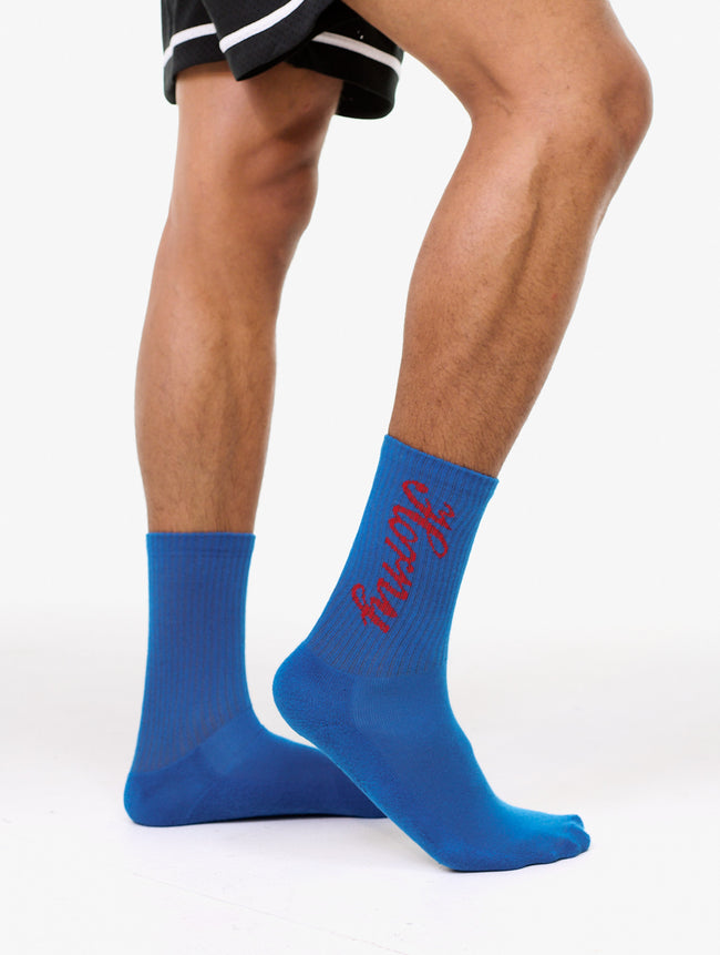 Carne Bollente Running on Horny Socks - Blue