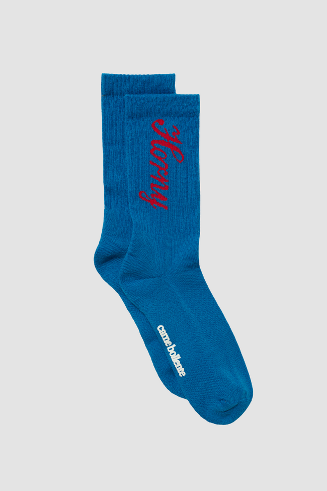Carne Bollente Running on Horny Socks - Blue