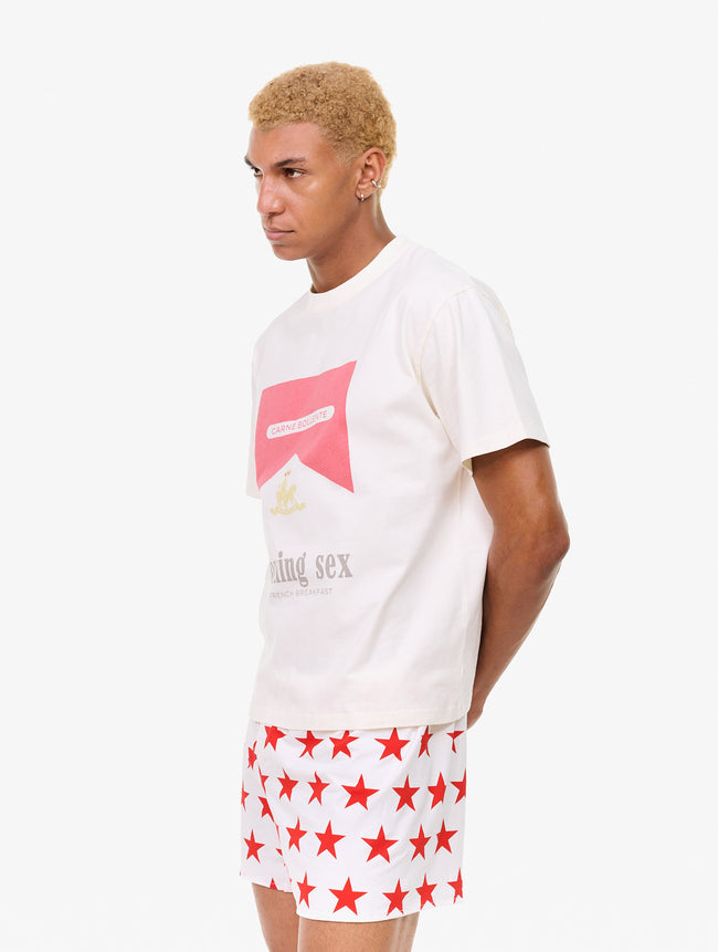 Carne Bollente Breakfast in Bed Tee - White