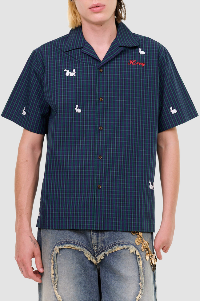 Carne Bollente Check Me Out Shirt - Green