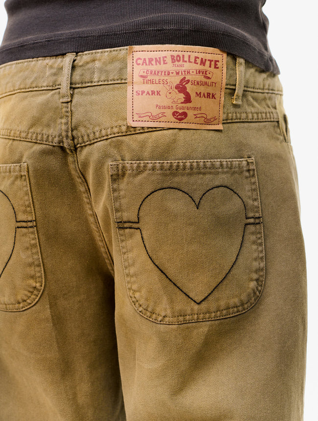 Carne Bollente Love Pants Go West Jeans - Khaki