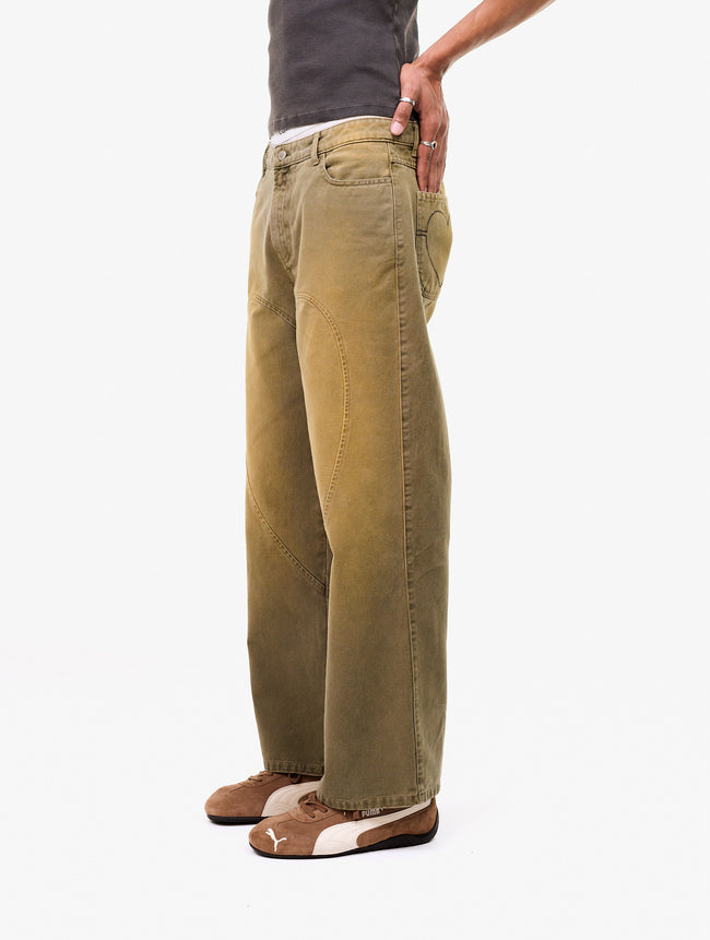 Carne Bollente Love Pants Go West Jeans - Khaki