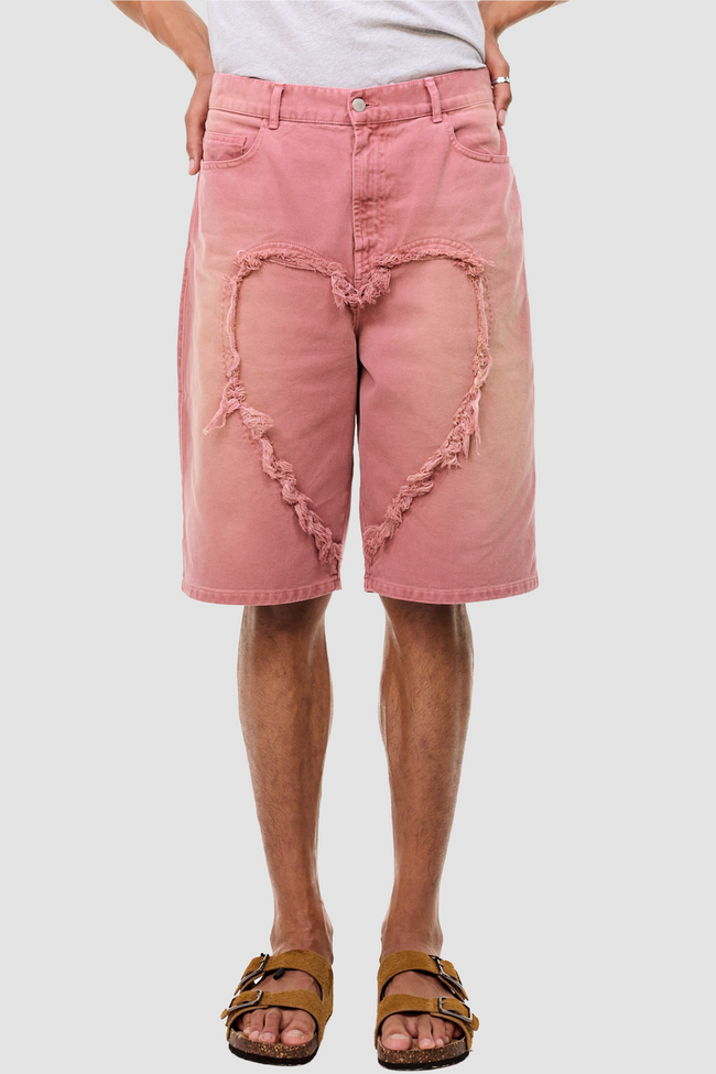 Carne Bollente Love Shorts - Pink