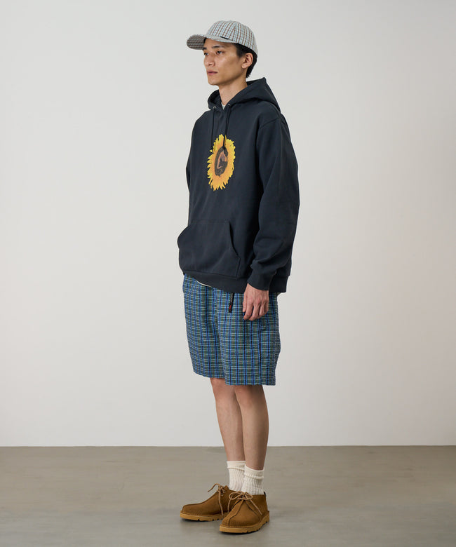 Gramicci O.G. G-Short Seersucker Plaid Shorts - Blue