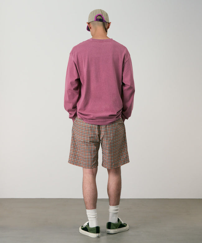 Gramicci Checkered Shell Shorts - Red