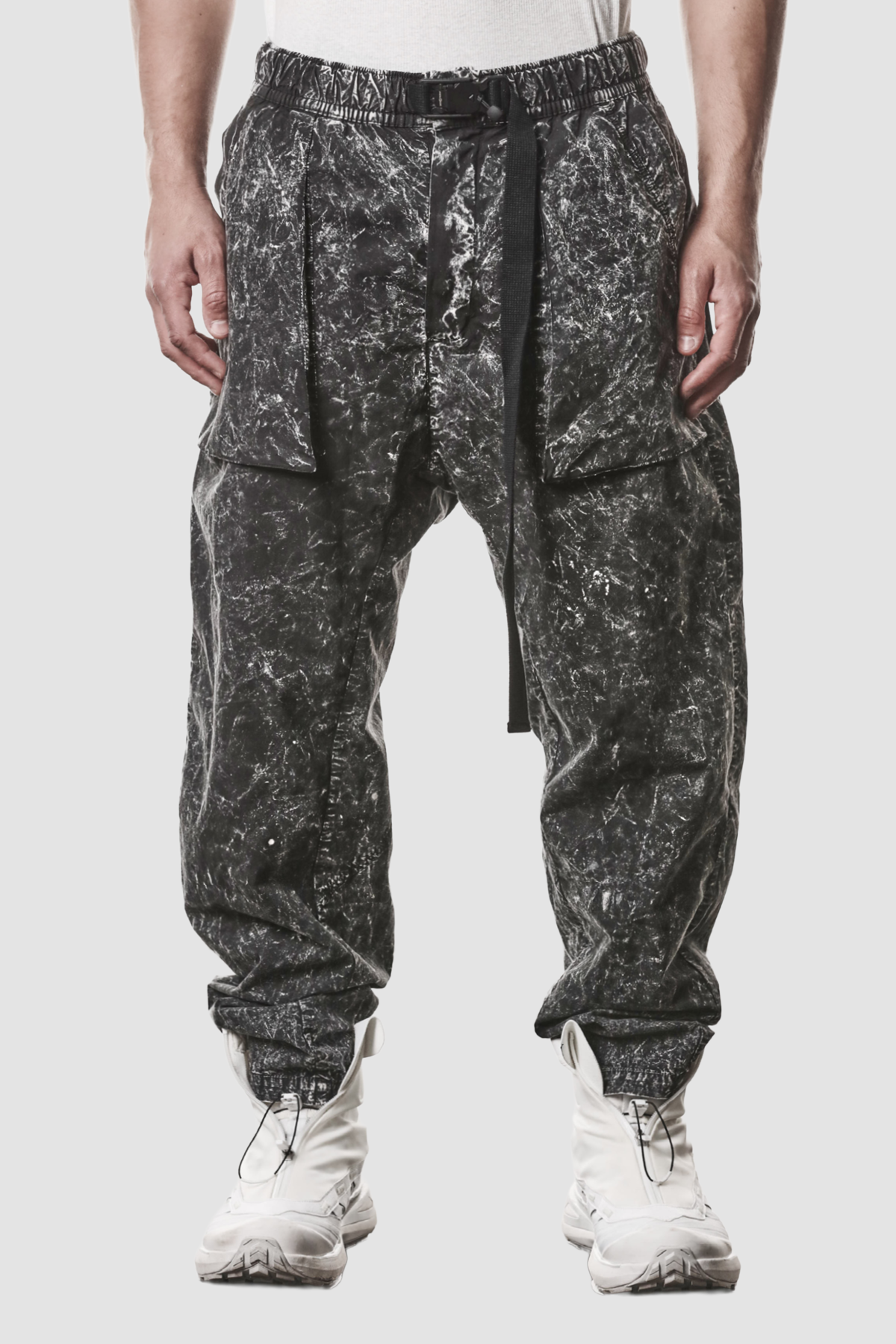 thom/krom M P 32 Pants - Black Marble - Due West