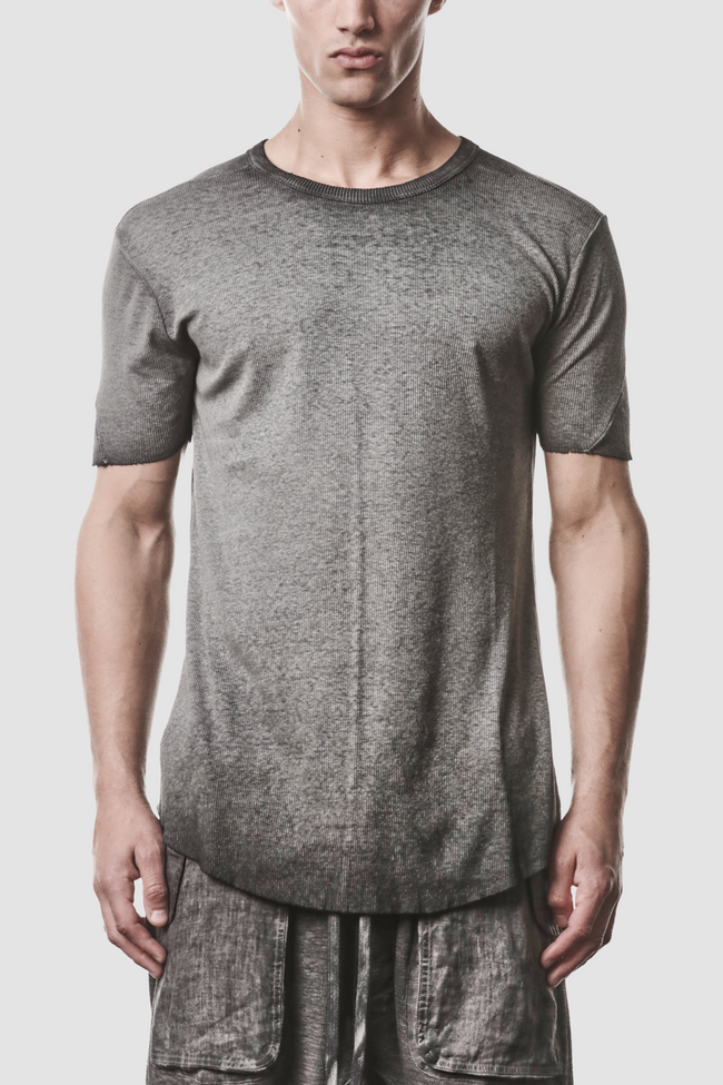 thom/krom M TS 948 Tee - Cold Dye Grey