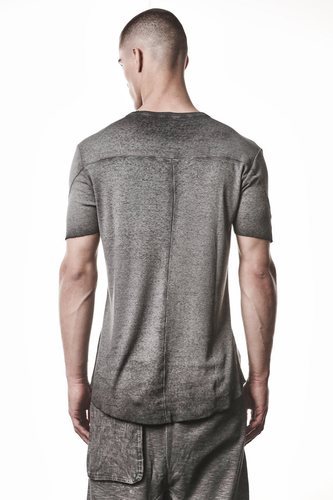 thom/krom M TS 948 Tee - Cold Dye Grey
