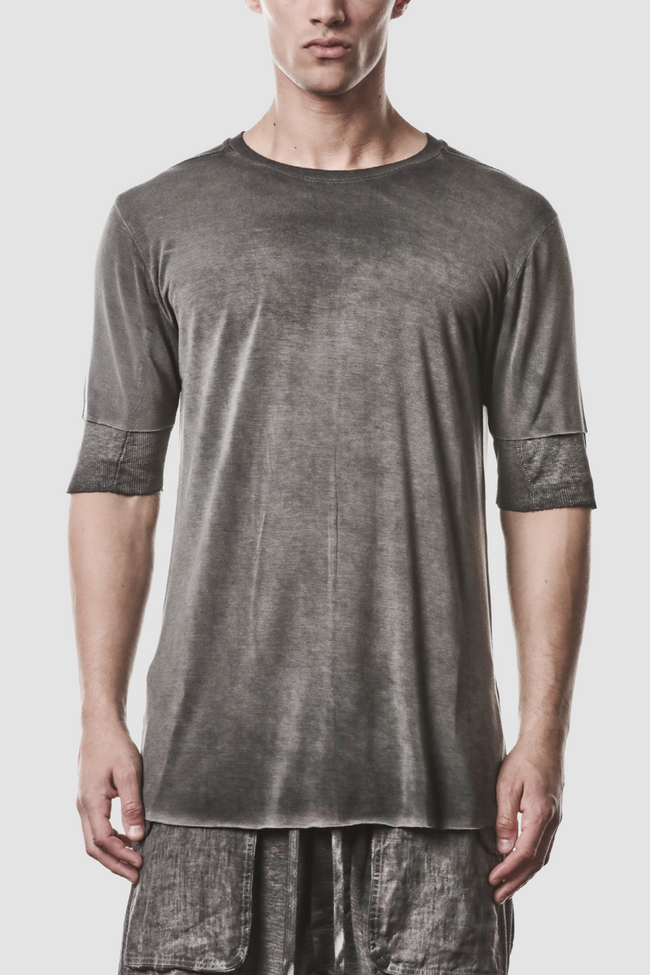 thom/krom M TS 940 Tee - Cold Dye Grey