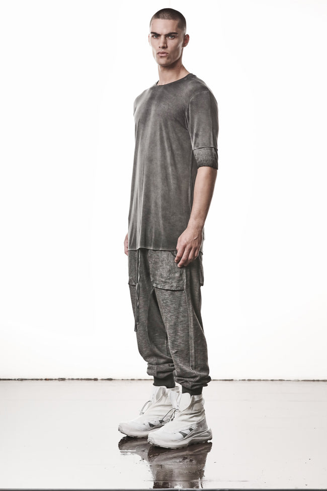 thom/krom M TS 940 Tee - Cold Dye Grey