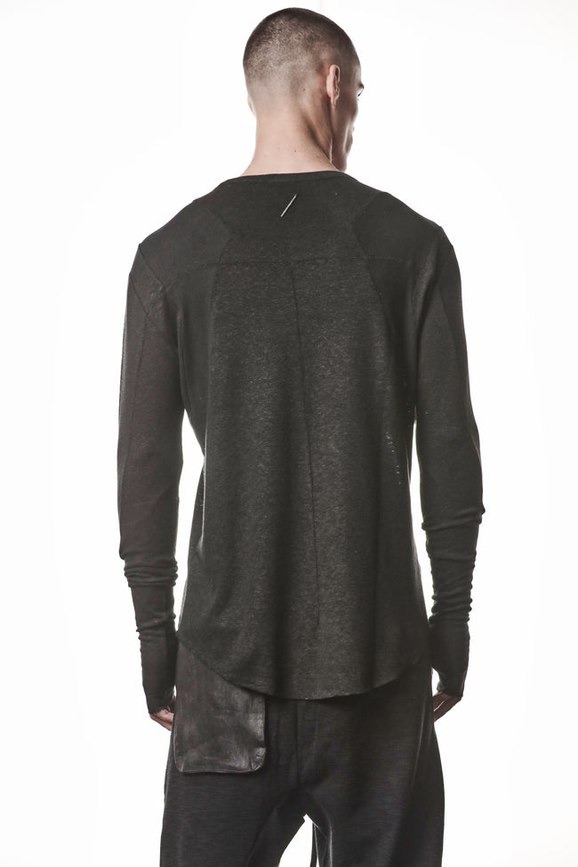 thom/krom M TS 932 L/S Tee - Black
