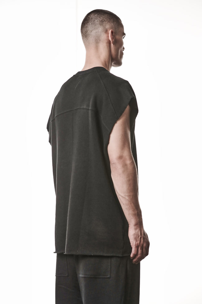 thom/krom M S 190 Tank Sweater - Black