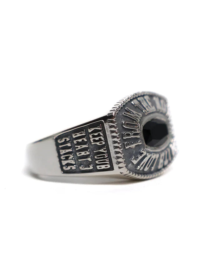 Maple Northern Class Ring - Silver