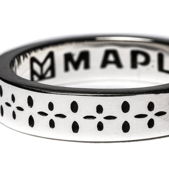 Maple Bandana Ring - Silver