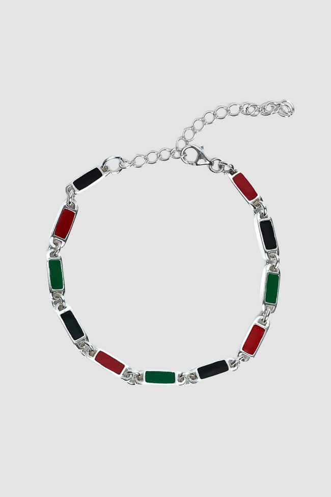 Maple Poncho Bracelet – Silver