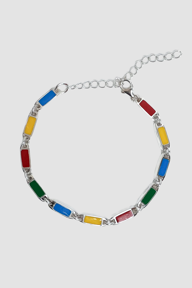 Maple Poncho Bracelet – Silver