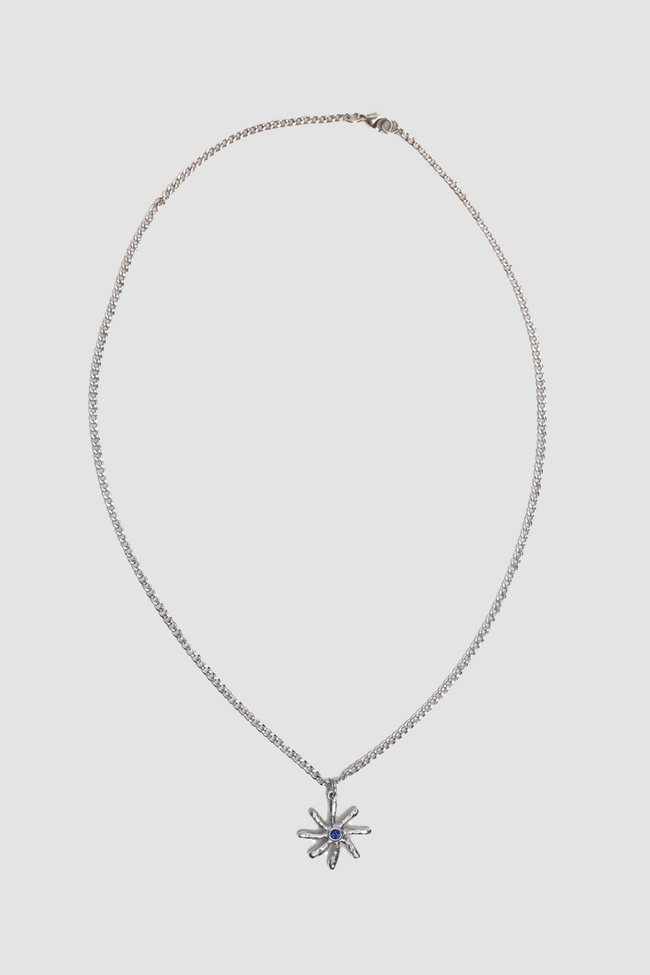 Maple Rhythm Star Necklace - Silver