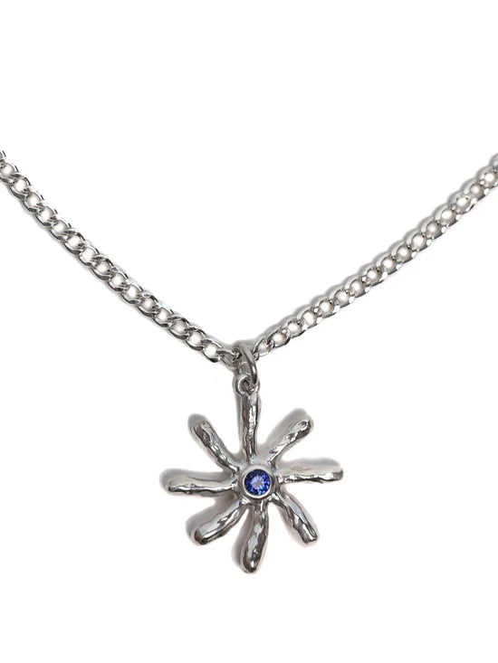 Maple Rhythm Star Necklace - Silver