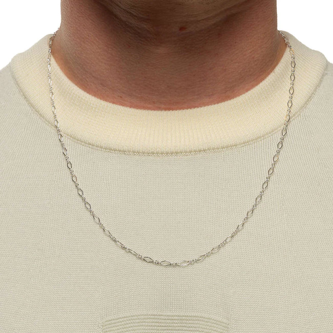 Maple Jacks Necklace - Silver
