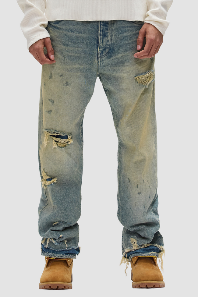 Purple Brand P018 Antique Tinted Jeans - Light Indigo