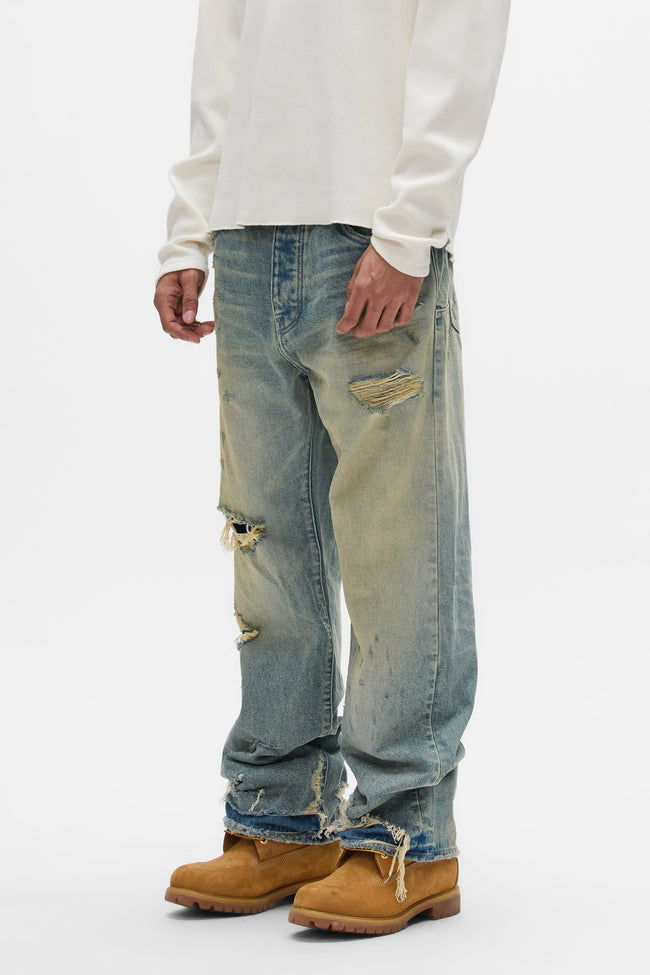 Purple Brand P018 Antique Tinted Jeans - Light Indigo