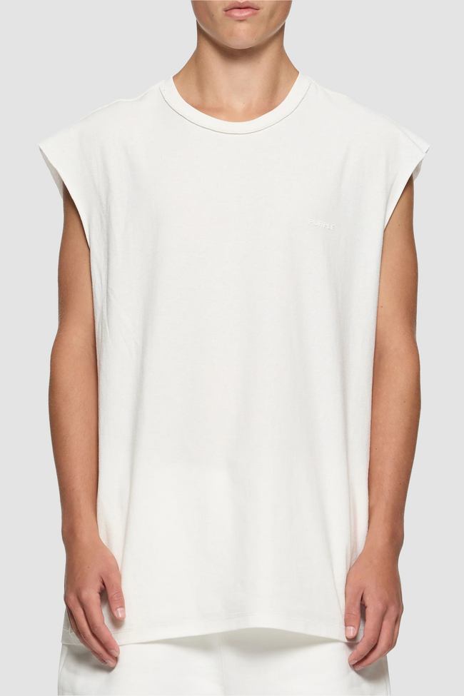 Purple Brand P103 Basic Tank - Off White