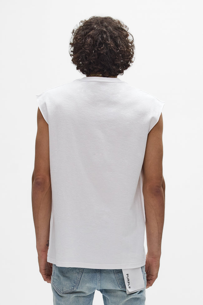 Purple Brand P103-TWSQ Crystal Tank - White