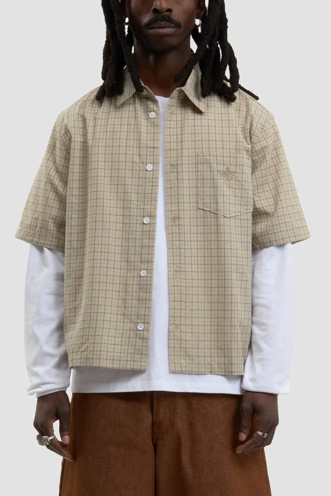 Walk in Paris Short Sleeve Shirt - Beige