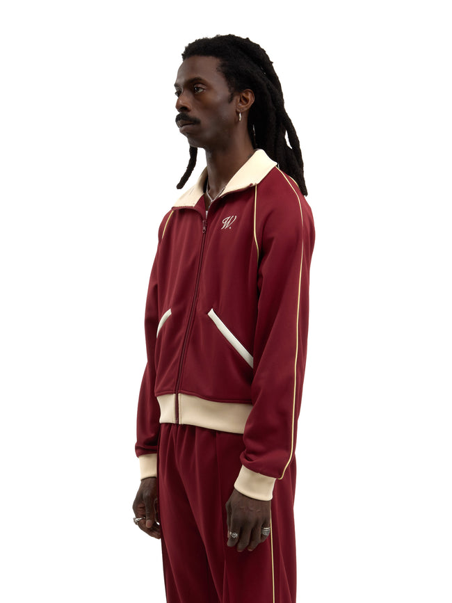 Walk in Paris Signature Track Jacket - Burgundy