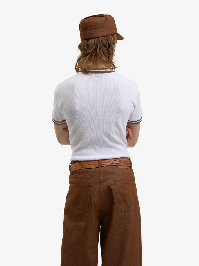 Walk in Paris Knit Tee - Beige
