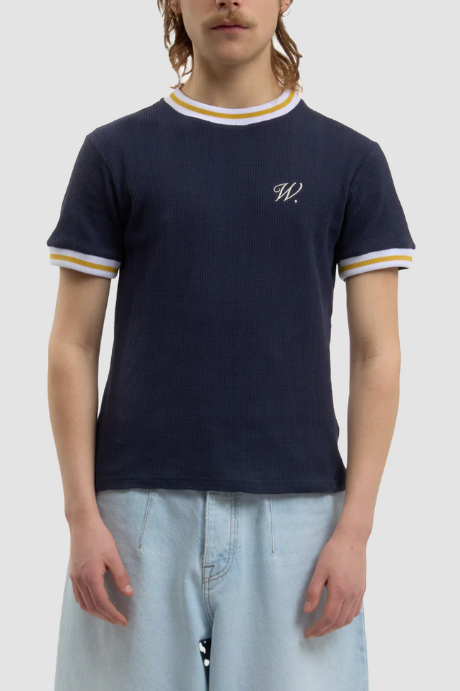 Walk in Paris Knit Tee - Blue