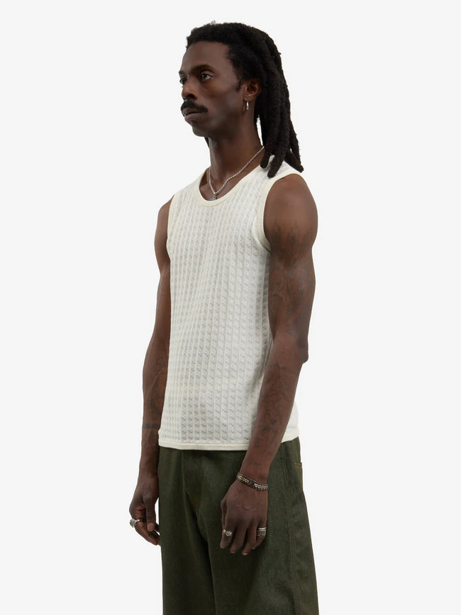 Walk in Paris Knit Tank - Beige