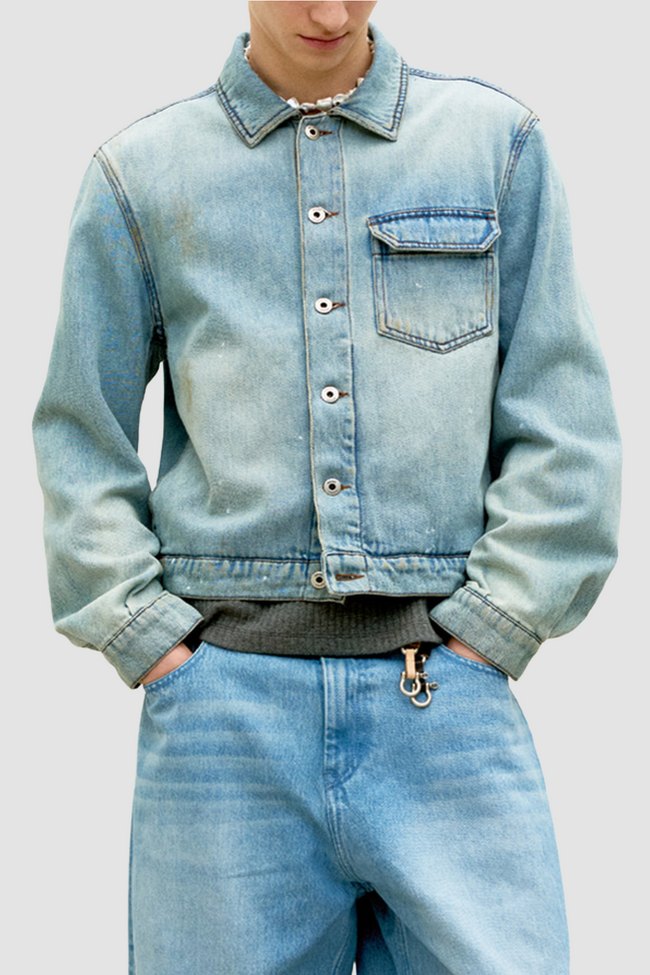 COOR Riosell One Pocket Denim Jacket - Blue