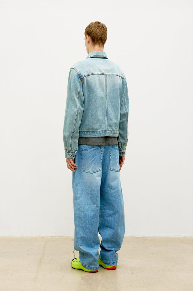 COOR Riosell One Pocket Denim Jacket - Blue