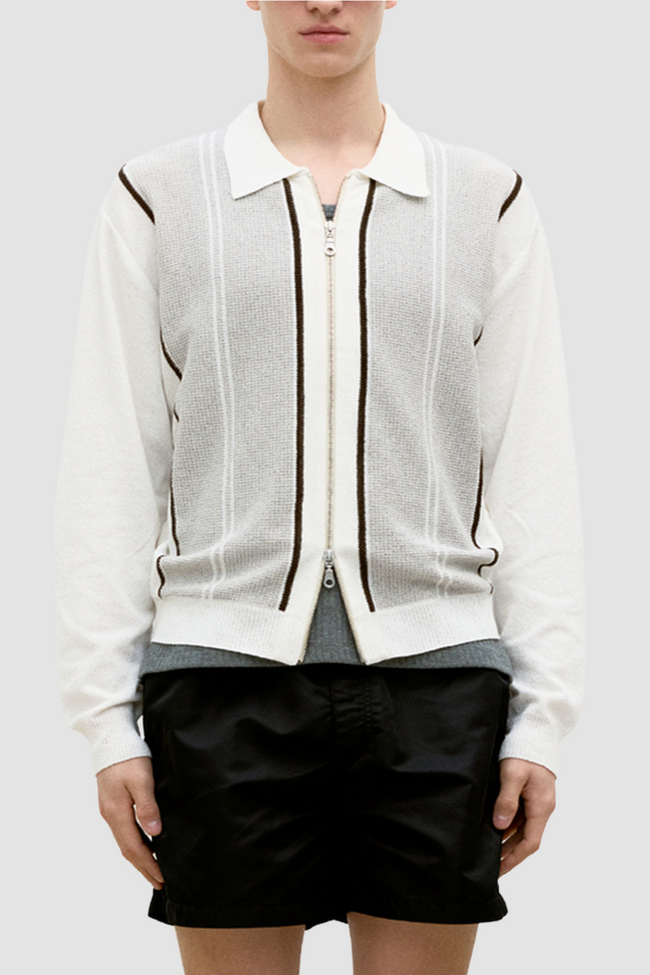 COOR San Remo Collar Sweater - Ivory