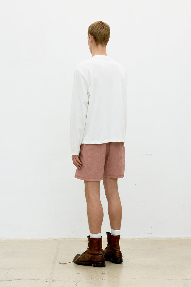 COOR One-Pocket Long Sleeve Tee - White