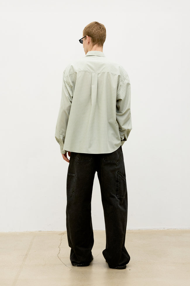 COOR Over Dyed Painter Pants - Black