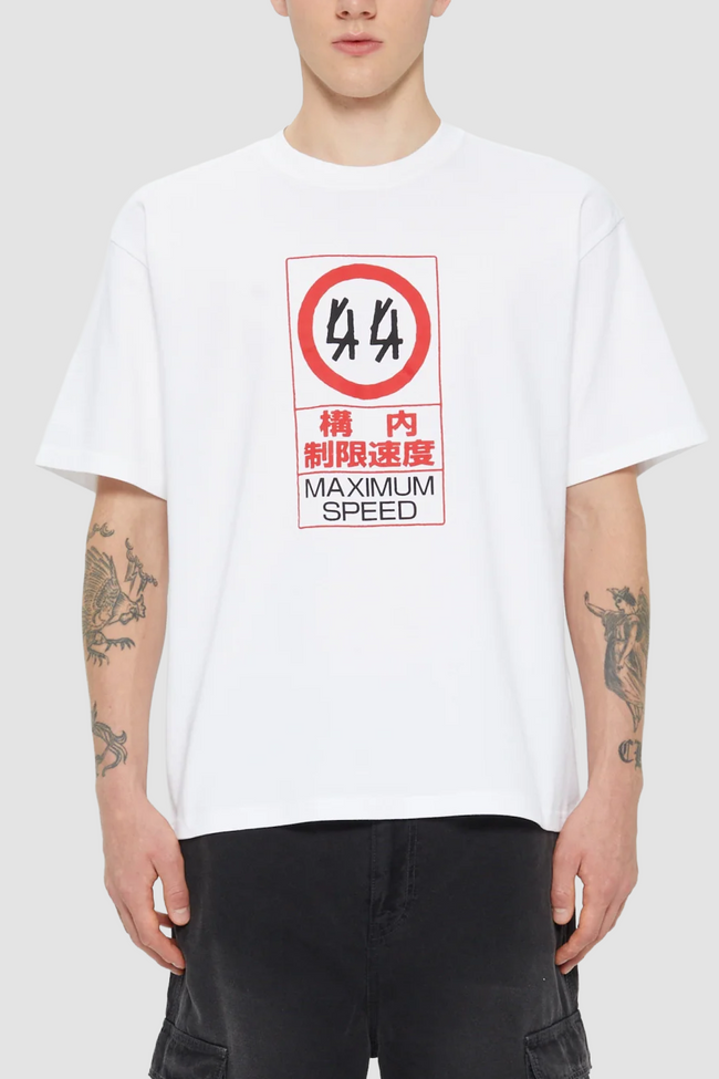 44 Label Group Extinguisher Tee - White