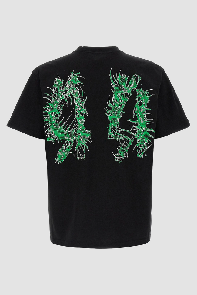 44 Label Group Centipede Xenon Green Tee - Black