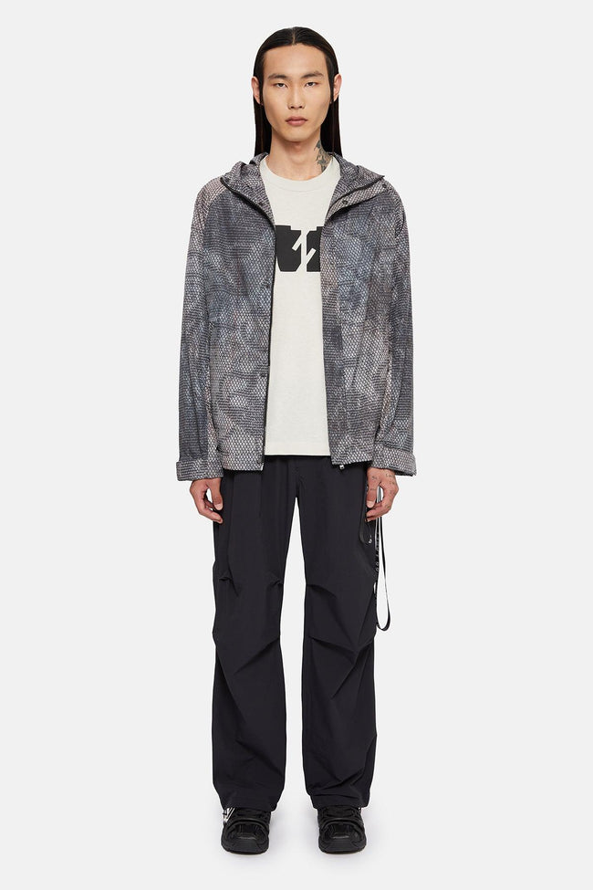 44 Label Group Drawstring Nylon Pants - Black