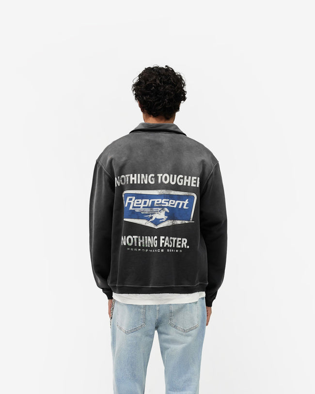 Represent Nothing Faster Sweater - Stained Black