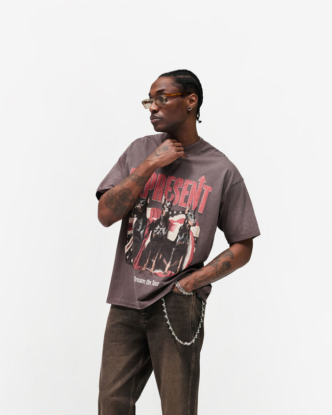 Represent Dream On Tour Tee - Brown