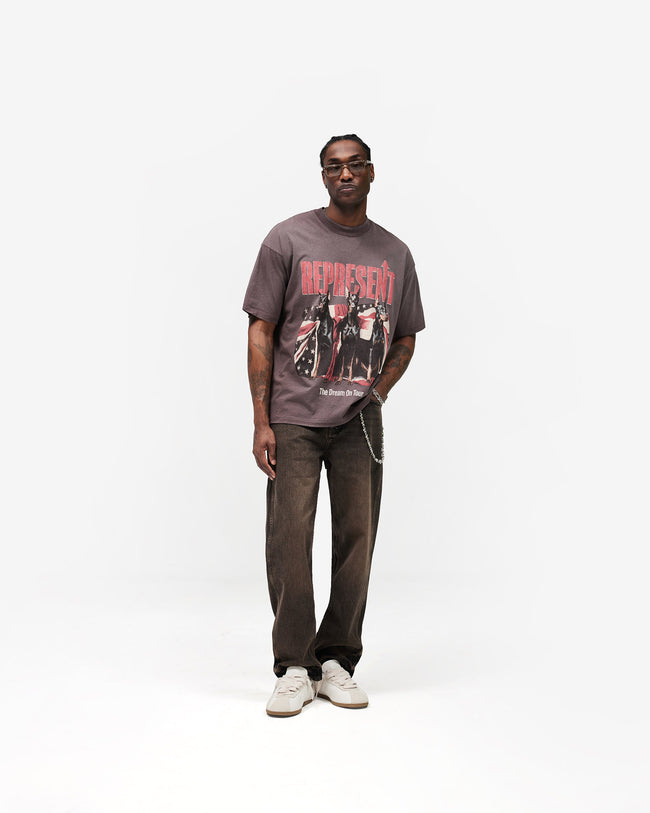 Represent Dream On Tour Tee - Brown