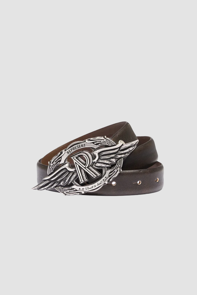 Represent Built To Last Buckle Belt - Brown