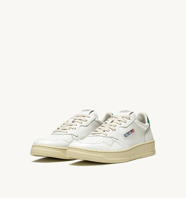 Autry Medalist Low LL20 Sneakers - White/Green