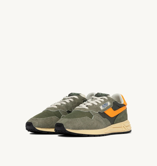 Autry Reelwind Low 3T08 Sneakers - Green/Orange